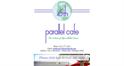 Desktop Screenshot of 45thparallelcafe.com